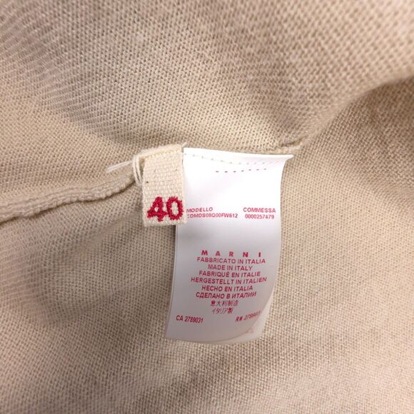 MARNI Virgin Wool Cardigan Sweater Green Colorblock Lagenlook French Girl Twee - Picture 7 of 8